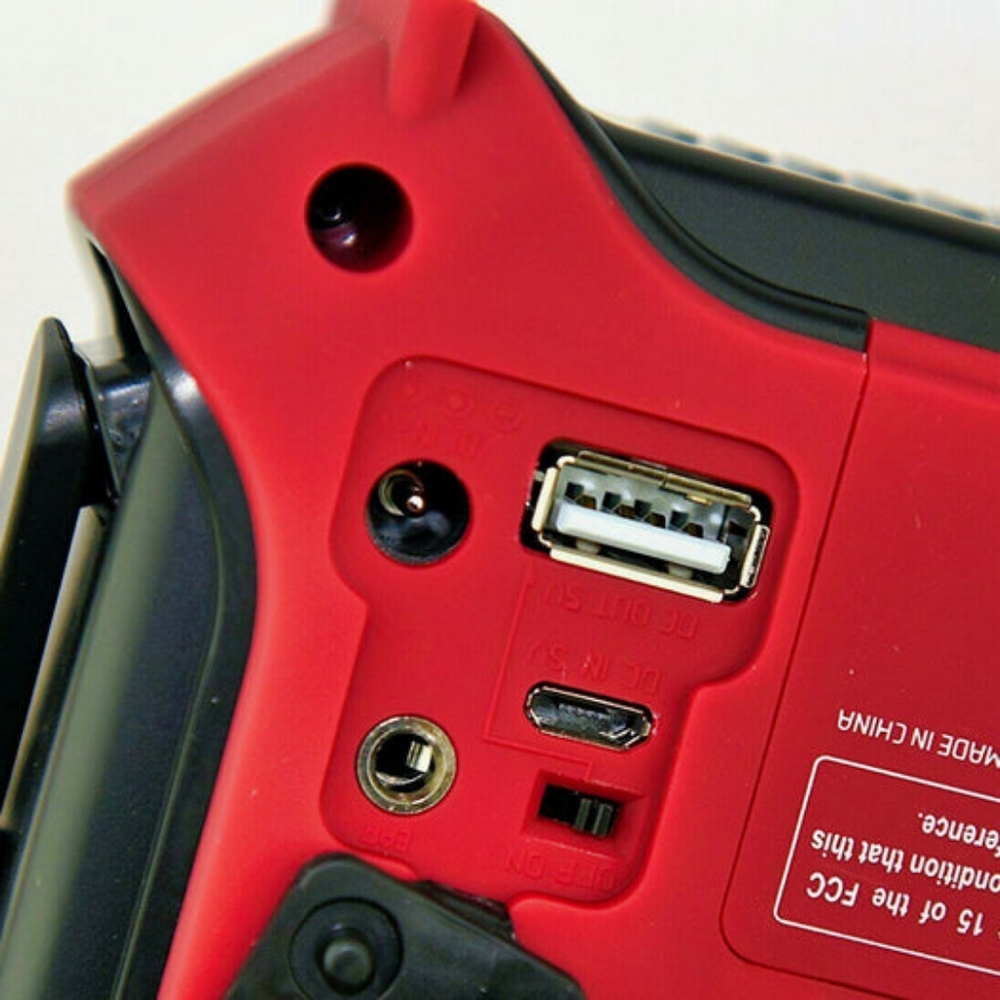 Kaito KA500 AM FM Shortwave Solar Crank Emergency Weather Alert Radio - Red EUC - Picture 5 of 12